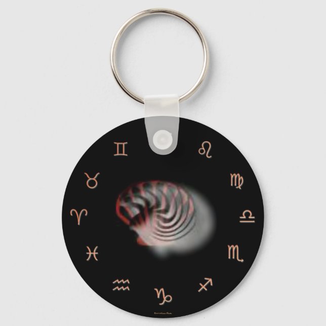 Zodiac Keychain Nyckelring (Framsida)