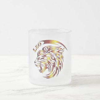 Zodiac Lejon Glas Mugg