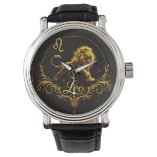 Zodiac Lejon guld Armbandsur