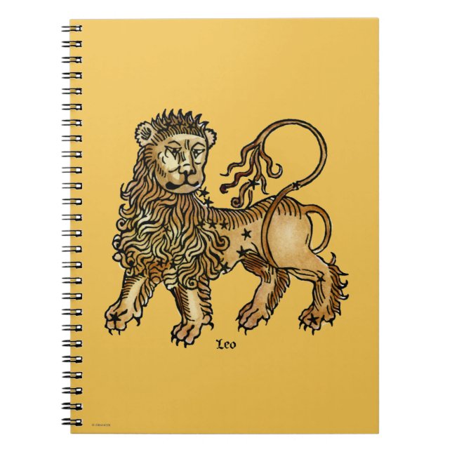 Zodiac: Leo 1482 Anteckningsbok (Framsidan)