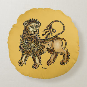 Zodiac: Leo 1482 Rund Kudde