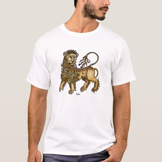 Zodiac: Leo 1482 Tee Shirt (Framsida)