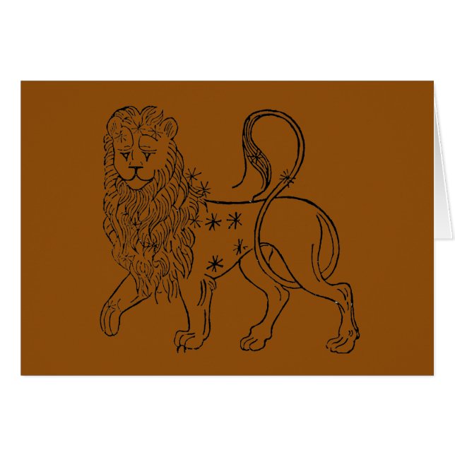 Zodiac: Leo 1494 OBS Kort (Framsidan Horizontal)