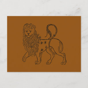 Zodiac: Leo, 1494 Vykort