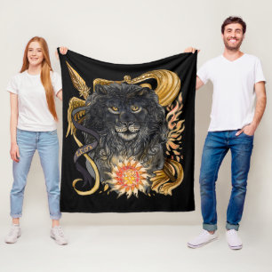 Zodiac Leo Fleecefilt