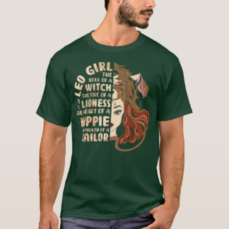Zodiac Leo Girl T Shirt