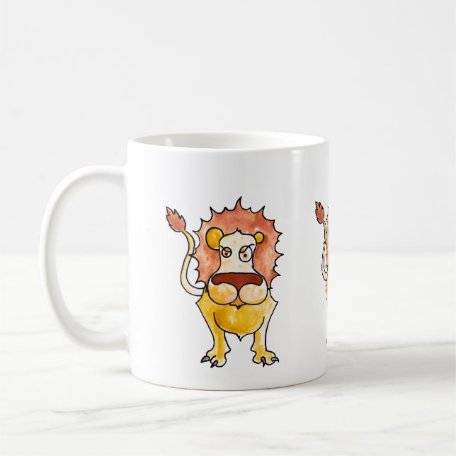 Zodiac Leo Kaffemugg (Vänster)