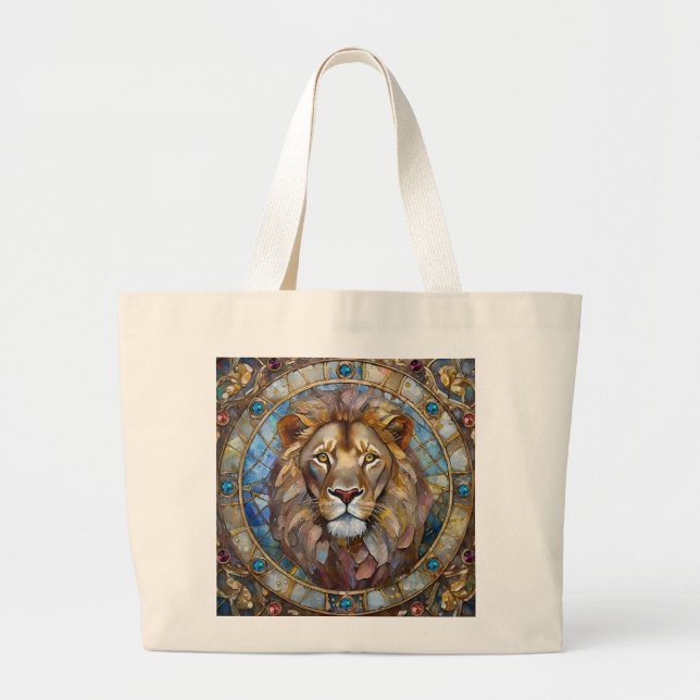 Zodiac - Leo, Lejon Jumbo Tygkasse (Framsidan)