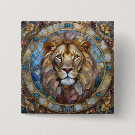 Zodiac - Leo, Lejon Knapp