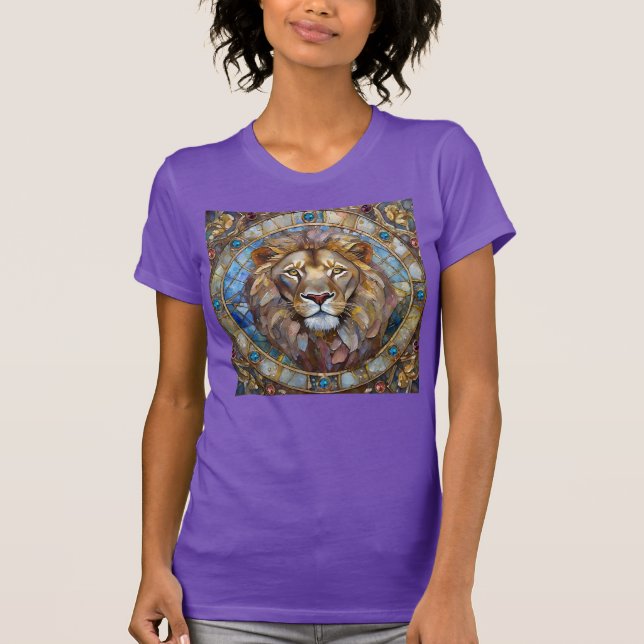 Zodiac - Leo, Lejon T Shirt (Framsida)
