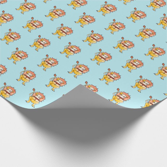 Zodiac Leo Presentpapper (Hörn)