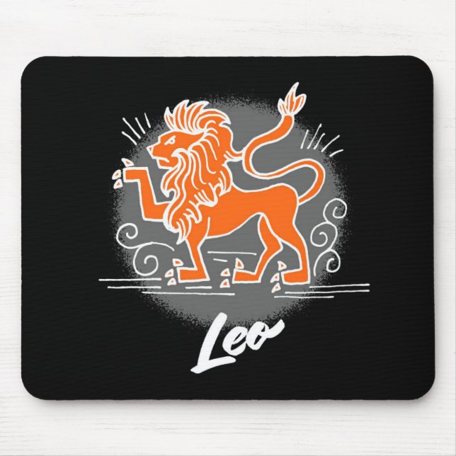 Zodiac Leo Symbol Musmatta (Framsidan)