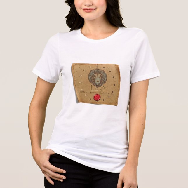 Zodiac - Leo - T Shirt (Framsida)