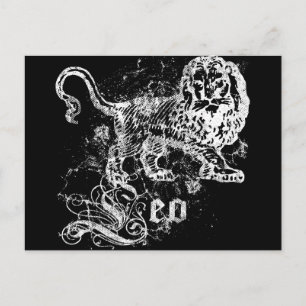 Zodiac Leo Vykort
