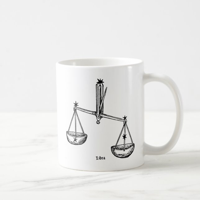 Zodiac: Libra 1482 Kaffemugg (Höger)