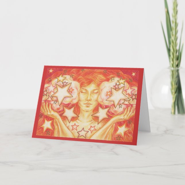 Zodiac Libra hälsning-kort Kort (Framsida)