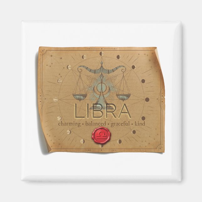 ZODIAC - Libra - Magnet (Framsidan)