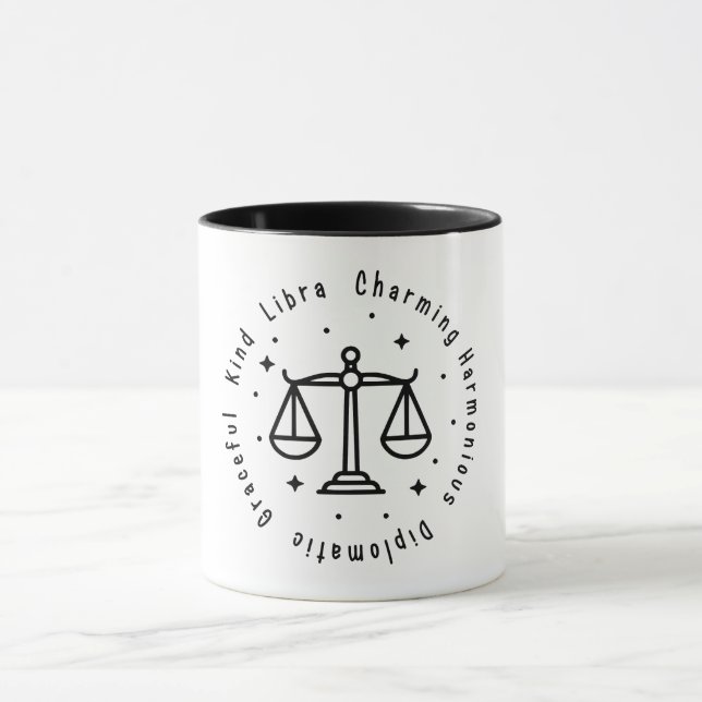Zodiac Libra Mugg (Center)