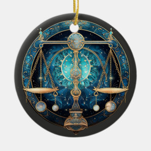 Zodiac Libra Personlig Astrology Ornament