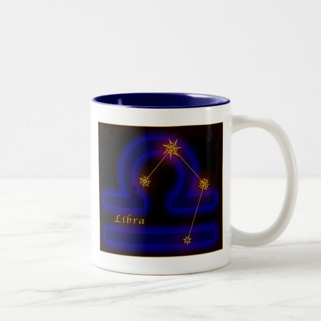 Zodiac - Libra Två-Tonad Mugg (Höger)
