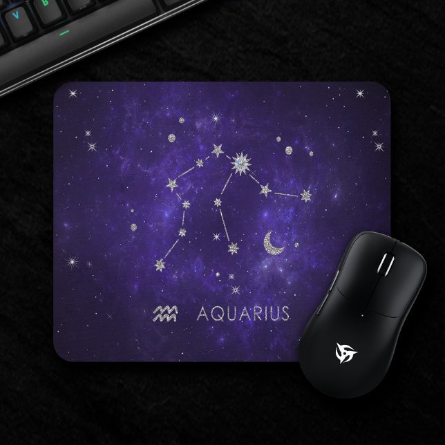 Zodiac Lila Aquarius | Astrology Horoscope Musmatta (Skapare uppladdad)