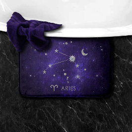 Zodiac Lila Aries | Kosmiskt astrologi Horoscope Badrumsmatta