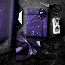 Zodiac Lila Leo | Kosmiskt astrologi Horoscope Presentpapper