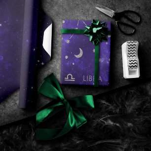 Zodiac Lila Libra   Kosmiskt astrologi Horoscope Presentpapper