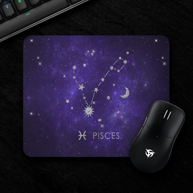 Zodiac Lila Pisces | Kosmiskt astrologi Horoscope Musmatta (Skapare uppladdad)