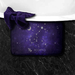 Zodiac Lila Scorpio | Kosmiskt astrologi Horoscope Badrumsmatta