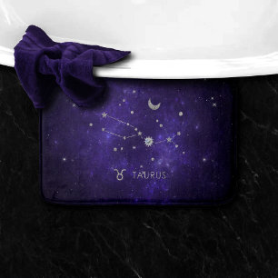 Zodiac Lila Taurus   Kosmiskt astrologi Horoscope Badrumsmatta