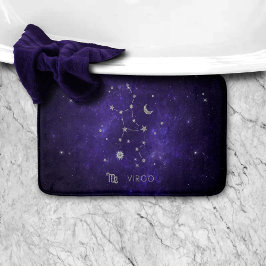Zodiac Lila Våg | Kosmiskt astrologi Horoscope Badrumsmatta