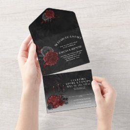 Zodiac Magic Crimson | Henna Red Gothic Skull Ro