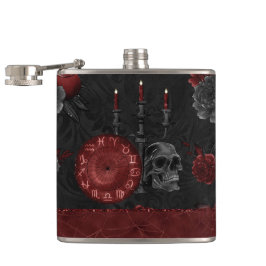 Zodiac Magic Crimson | Henna Red Gothic Skull Ro Fickplunta