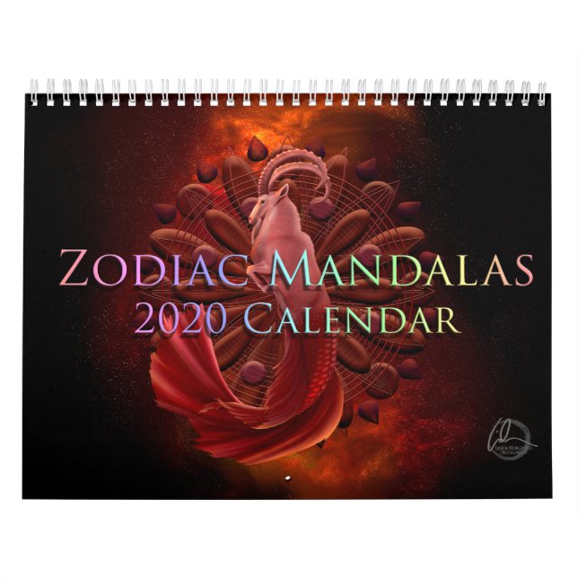Zodiac Mandalkalender Kalender (Omslag)