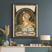 Zodiac: Muchas mästerverk i Iconic Art nouveau