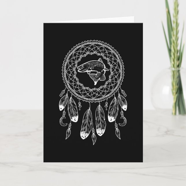 Zodiac Native American Lax Kort (Framsida)
