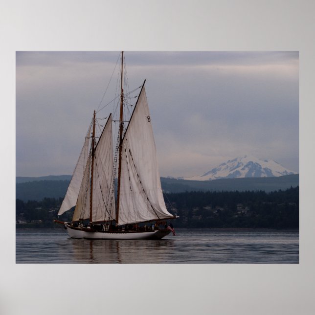 Zodiac och Mt Baker Poster (Framsidan)