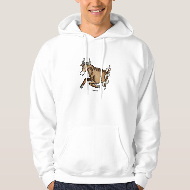 Zodiac: Oxen 1482 Tröja Med Luva (Framsida)