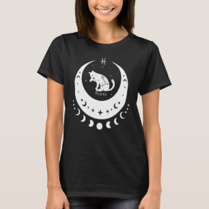 Zodiac Pisces Horoscope Astrology - tecken Crescen T Shirt