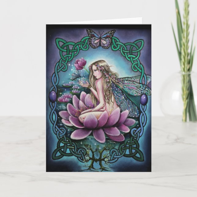 Zodiac Pisces horoscope-gratulationskort för mejer Kort (Framsida)