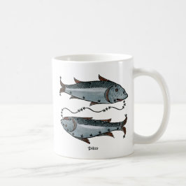 Zodiac: Pisces i färg Kaffemugg