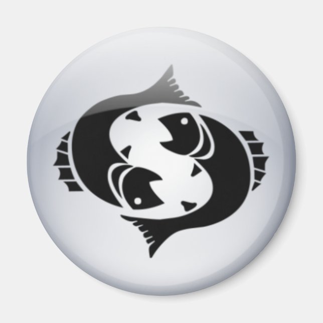 Zodiac Pisces Magnet (Framsidan)