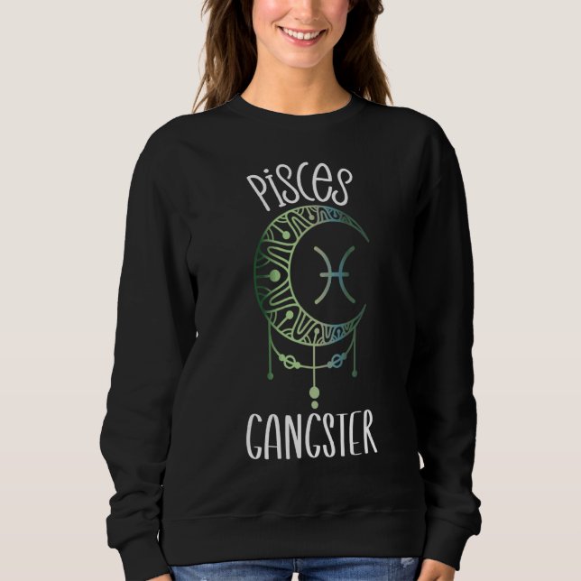 Zodiac Pisces Saker för Women Pisces Gangster Cele T Shirt (Framsida)