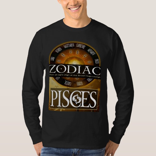 Zodiac - Pisces T Shirt (Framsida)