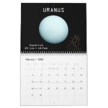 Zodiac Planets Glitter Stjärntecken 12 månader 202