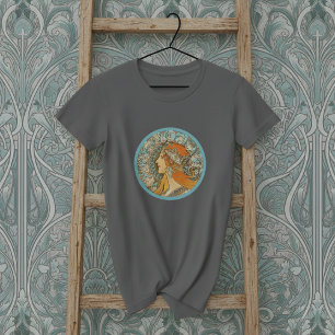 Zodiac Porträtt Alphonse Mucha Tröja