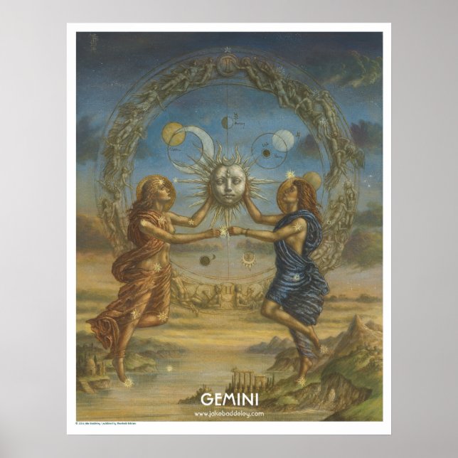 Zodiac Poster - Gemini (Framsidan)