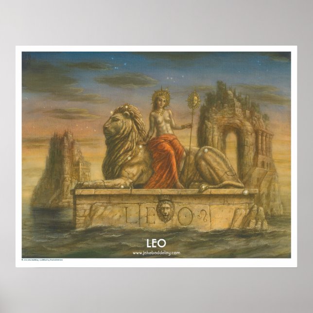 Zodiac Poster - Leo (Framsidan)