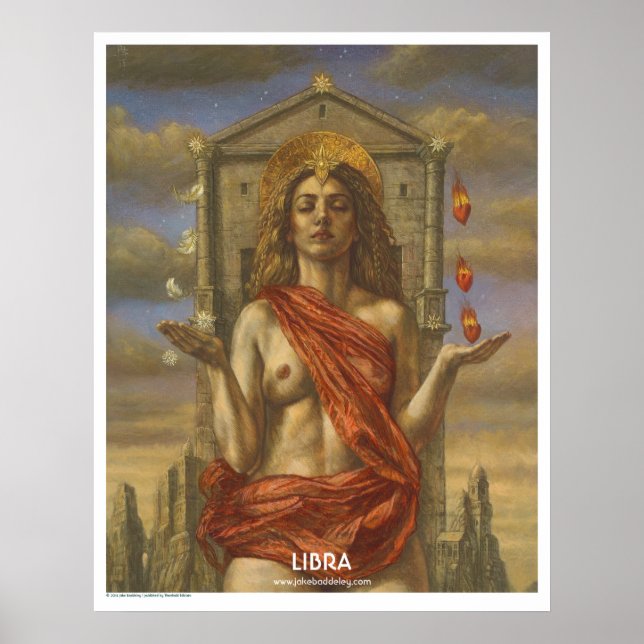 Zodiac Poster - Libra (Framsidan)